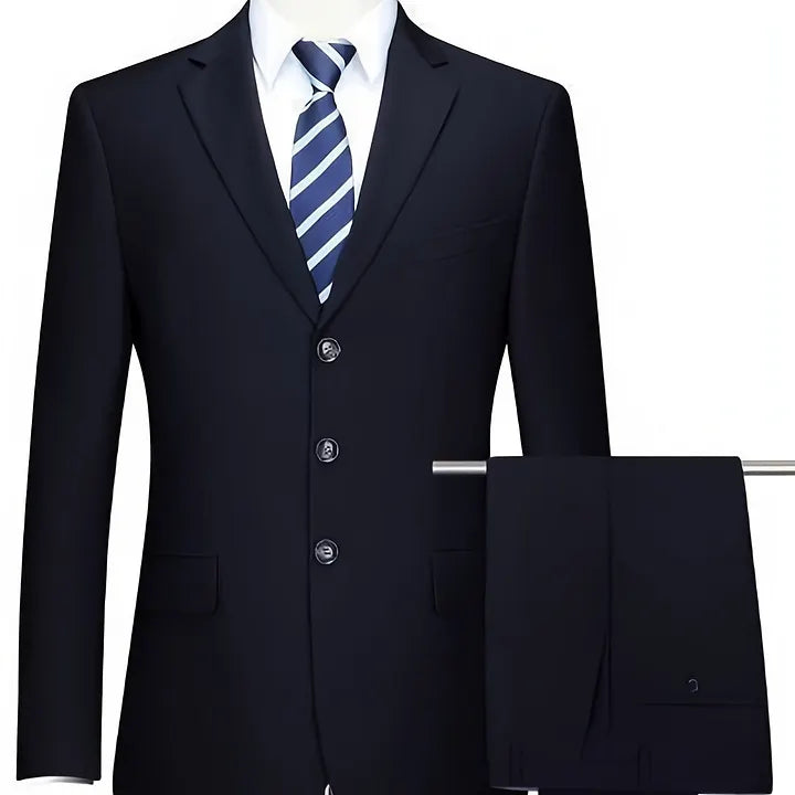 เสื้อสูทผู้ชายทรงเข้ารูป (Slim Fit) สไตล์กึ่งทางการ เหมาะสำหรับใส่ทำงาน